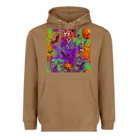 Toasted Coconut halloween party seamless pattern Heavyweight Hoodie - BundleAndBundleShop