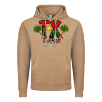 Vintage Coffee texas summer Vintage Hoodie - CowhideDigitalArt