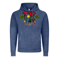 Vintage Denim texas summer Vintage Hoodie - CowhideDigitalArt