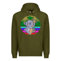 Army Green Koala Premium Hoodie - Bettercallsaul