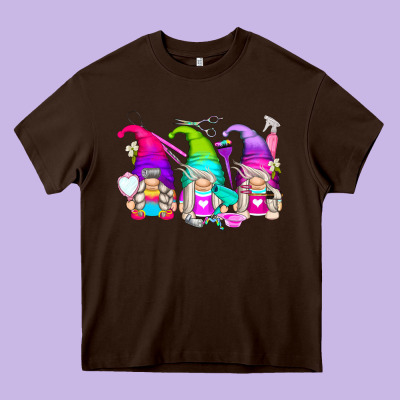 Hair Styles Gnomes Heavy Core Tee Designed By Zillion Design Studio