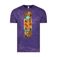Cloud Purple autumn squirrel Vintage Tee - BundleAndBundleShop
