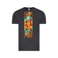 Vintage Black autumn squirrel Vintage Tee - BundleAndBundleShop