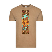 Vintage Coffee autumn squirrel Vintage Tee - BundleAndBundleShop