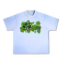 Grape Ice cowhide and leopard shamrocks Urban Heavy Tee - AdoDesignShop