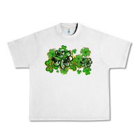 Lunar Rock cowhide and leopard shamrocks Urban Heavy Tee - AdoDesignShop