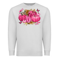 Dove Grey breast cancer awareness pink pumpkins Premium Sweatshirt - LillyAllenDesigns