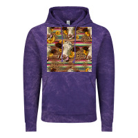 Cloud Purple western hereford cattle seamless pattern Vintage Hoodie - HRA Design Shop