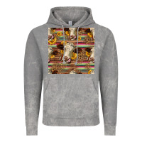 Cloud Rock western hereford cattle seamless pattern Vintage Hoodie - HRA Design Shop