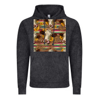 Vintage Black western hereford cattle seamless pattern Vintage Hoodie - HRA Design Shop