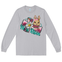 Moon Dust he is risen cross rabbit Long Sleeve Tee - BarkalooDesign