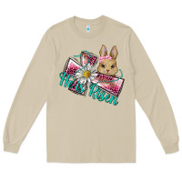 Mushroom he is risen cross rabbit Long Sleeve Tee - BarkalooDesign