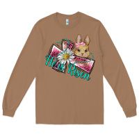 Toasted Coconut he is risen cross rabbit Long Sleeve Tee - BarkalooDesign