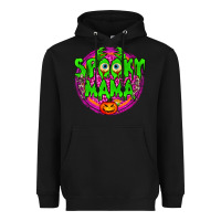 Black spooky mama Heavyweight Hoodie - BundleAndBundleShop