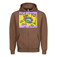 Mardi Gras Lips Zipper Hoodie | Teevron