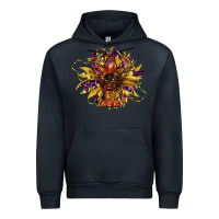 Navy mardi gras sunflower Urban Hoodie - CowGirlArtShop