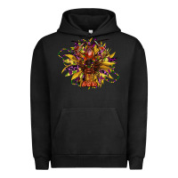 Pigment Black mardi gras sunflower Urban Hoodie - CowGirlArtShop
