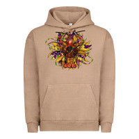 Pigment Burro mardi gras sunflower Urban Hoodie - CowGirlArtShop