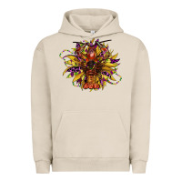 Pigment French Oak mardi gras sunflower Urban Hoodie - CowGirlArtShop