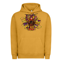 Pigment Peanut Butter mardi gras sunflower Urban Hoodie - CowGirlArtShop