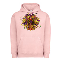 Pigment Salmon mardi gras sunflower Urban Hoodie - CowGirlArtShop
