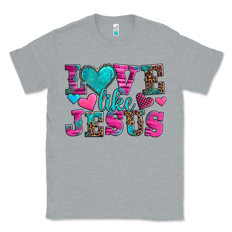 Love Like Jesus Valentine's Day Classic Tee by AdoDesignShop | Teevron