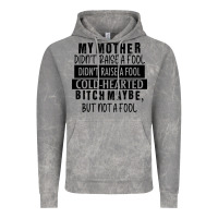 Cloud Rock my mother black Vintage Hoodie - RacoonDesign