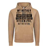 Vintage Coffee my mother black Vintage Hoodie - RacoonDesign
