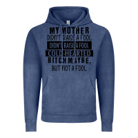 Vintage Denim my mother black Vintage Hoodie - RacoonDesign