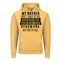 Vintage Mustard my mother black Vintage Hoodie - RacoonDesign