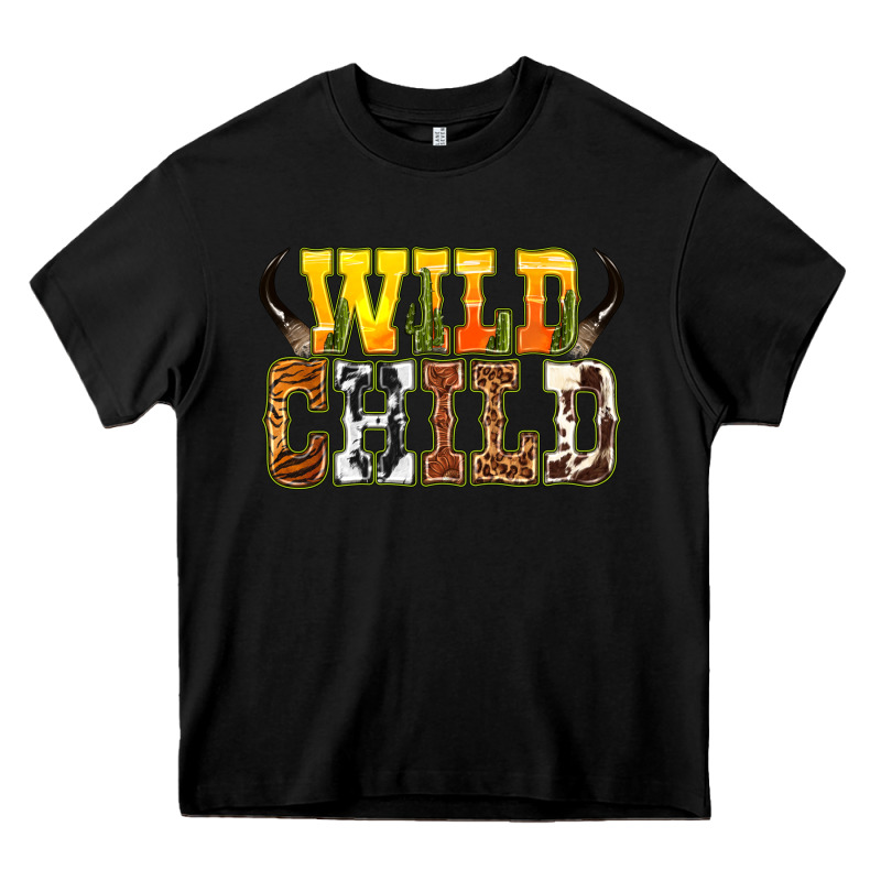 Western Wild Child Heavy Core Tee by texasbilliewilder | Teevron