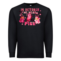 Black in october we wear pink Premium Sweatshirt - LillyAllenDesigns