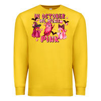 Lemon in october we wear pink Premium Sweatshirt - LillyAllenDesigns