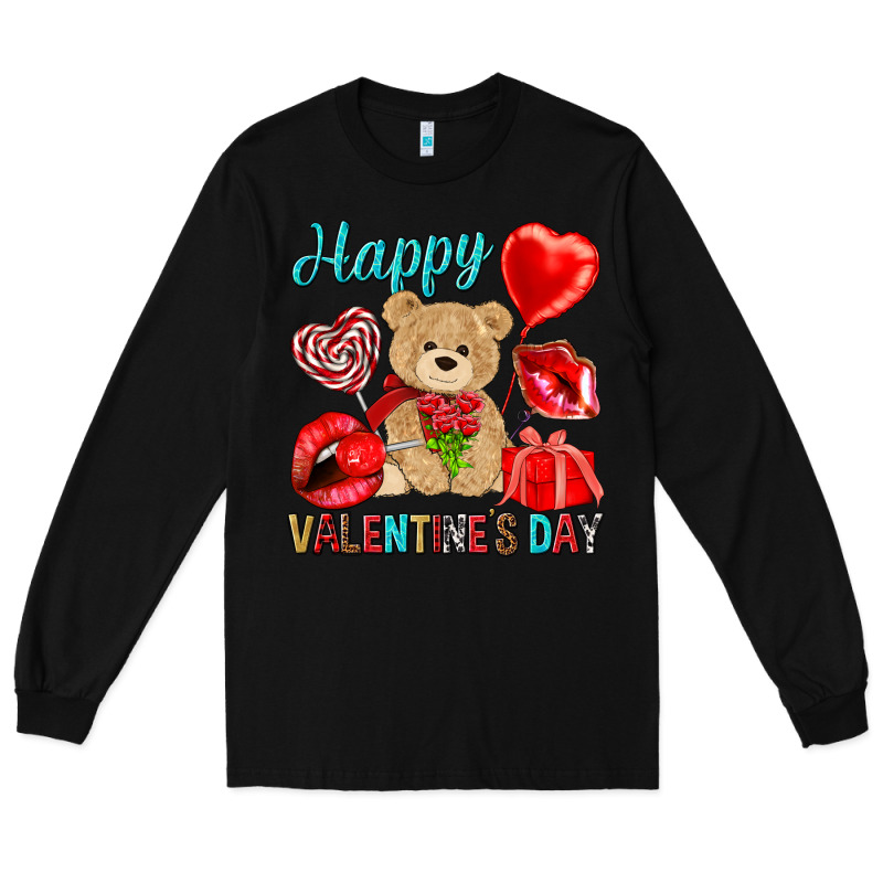 Happy Valentines Day Long Sleeve Tee by NancyCooperArtShop | Teevron