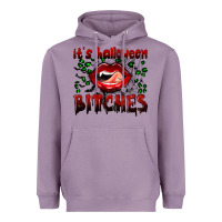 Lavender it's halloween bitches Heavyweight Hoodie - BundleAndBundleShop