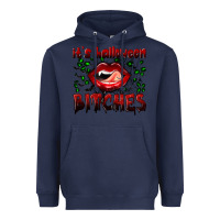 Navy it's halloween bitches Heavyweight Hoodie - BundleAndBundleShop
