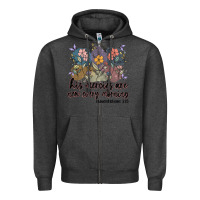 Charcoal Heather his mercies are new every morning Zipper Hoodie - MaliasSmallBusiness