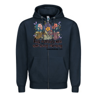 Navy his mercies are new every morning Zipper Hoodie - MaliasSmallBusiness