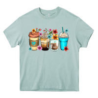Arona flowers with coffee Heavy Core Tee - Zillion Design Studio