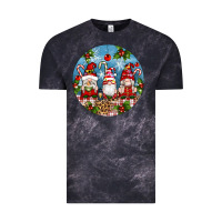 Cloud Black christmas gnomes ornament Vintage Tee - Artiststas
