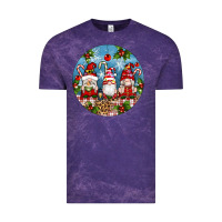 Cloud Purple christmas gnomes ornament Vintage Tee - Artiststas