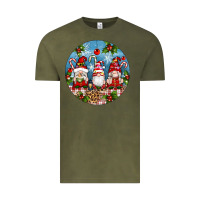 Christmas Gnomes Ornament Vintage Tee | Teevron