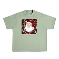 Oil Green santa christmas coaster Urban Heavy Tee - JahusDesignShop