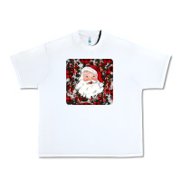 White santa christmas coaster Urban Heavy Tee - JahusDesignShop