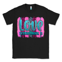 Black love corinthians 13 valentine's day brushstroke Classic Tee - AdoDesignShop