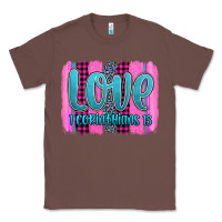 Chestnut love corinthians 13 valentine's day brushstroke Classic Tee - AdoDesignShop