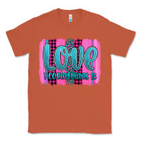 Copper love corinthians 13 valentine's day brushstroke Classic Tee - AdoDesignShop