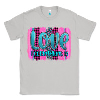 Moon Dust love corinthians 13 valentine's day brushstroke Classic Tee - AdoDesignShop