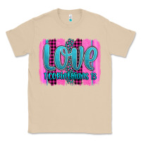 Mushroom love corinthians 13 valentine's day brushstroke Classic Tee - AdoDesignShop