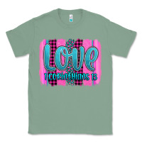 Sage love corinthians 13 valentine's day brushstroke Classic Tee - AdoDesignShop